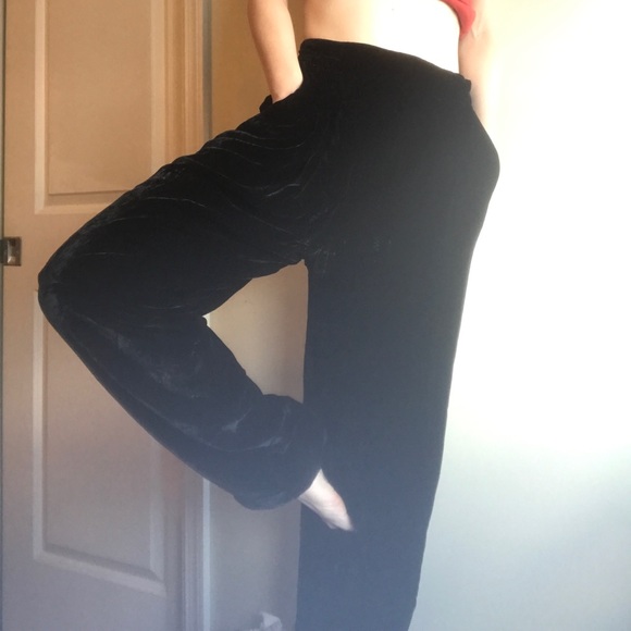 Christian Dior Velvet High Rise Wide Leg Trousers - Picture 3 of 8